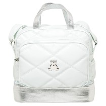 Bolsa Maternidade de transpassar de luxo malva