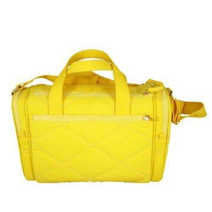 Bolsa maternidade de transpassar em nylon amarela Bolsa maternidade de transpassar em nylon amarela